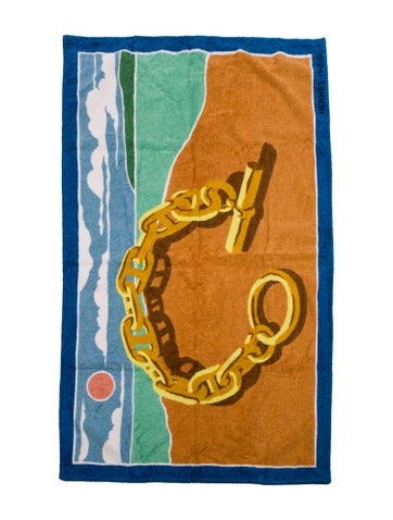 Hermès Bath Escale a la Plage Beach Towel