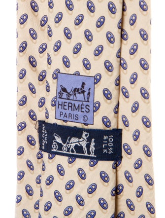 Hermès Patterned tie
