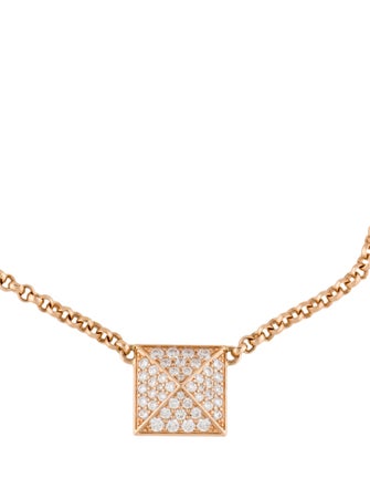 Hermès 18K Diamond Clou d' H Bracelet