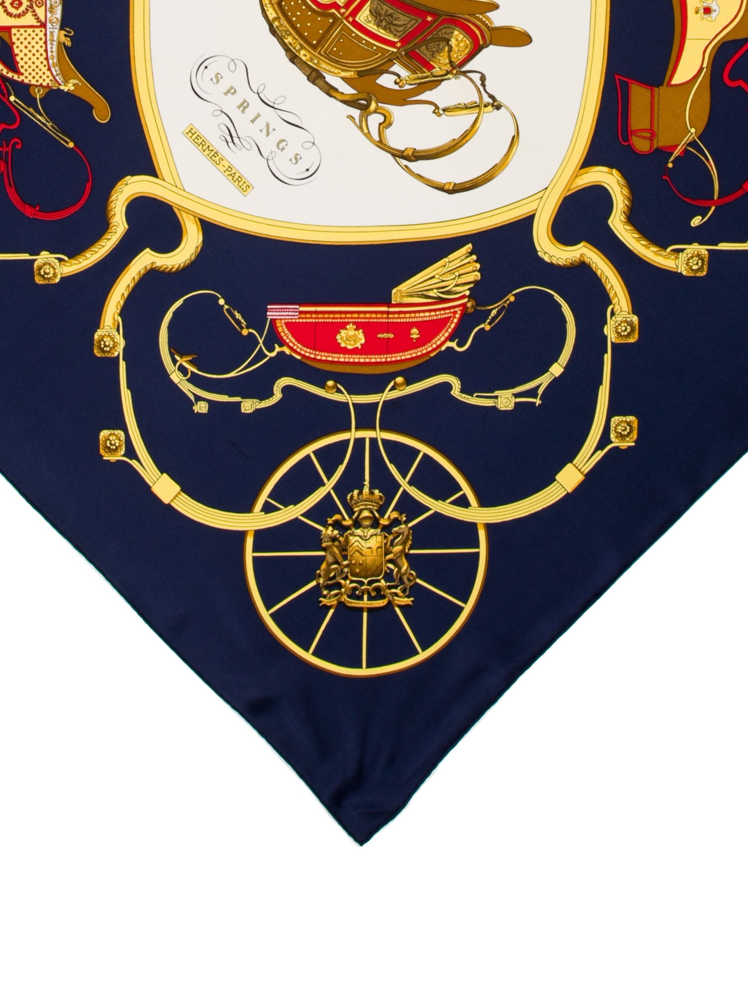 Hermès Springs Silk Scarf