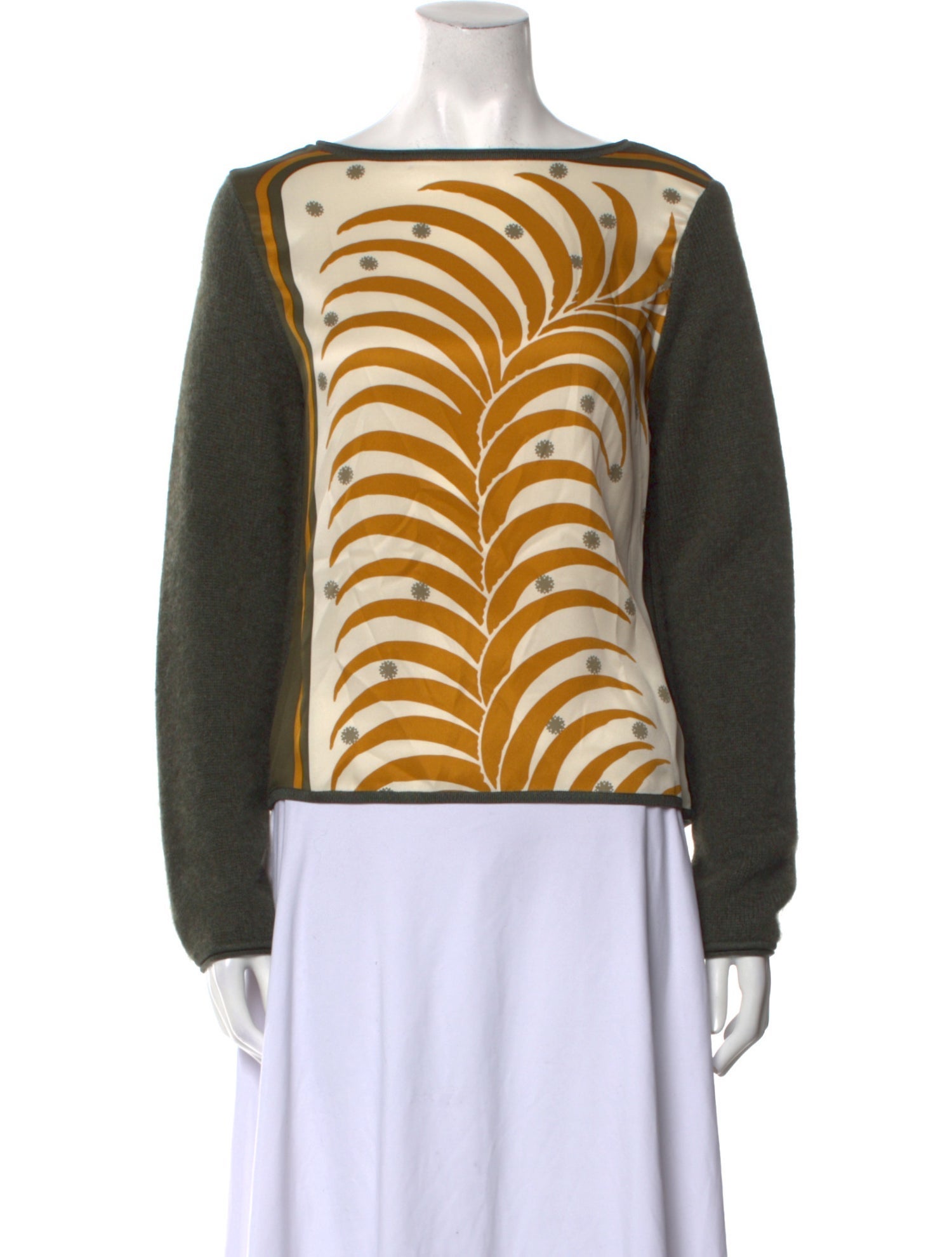 Hermès Cashmere Printed Sweater