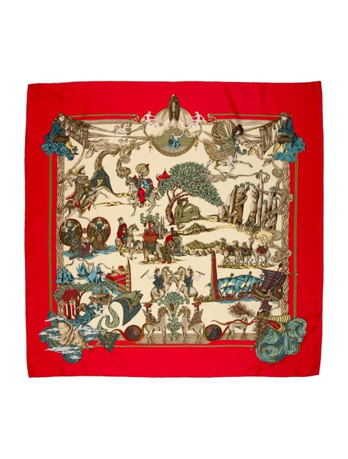 Hermès Au Fil de la Soie Silk Scarf