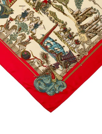 Hermès Au Fil de la Soie Silk Scarf