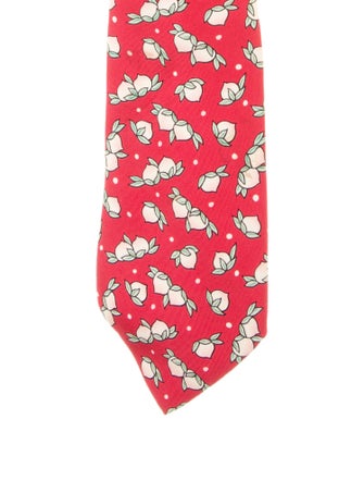 Hermès Pattern Printed Tie