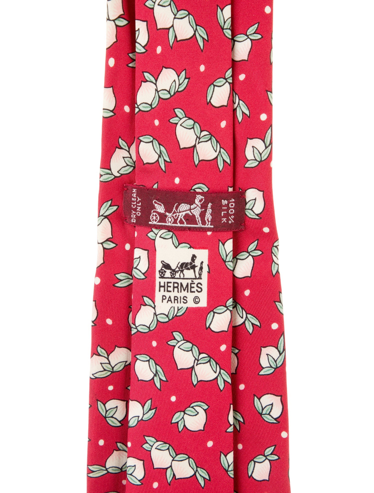 Hermès Pattern Printed Tie