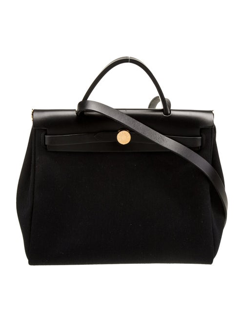 Hermès Toile Militaire & Vache Hunter Herbag Zip 31