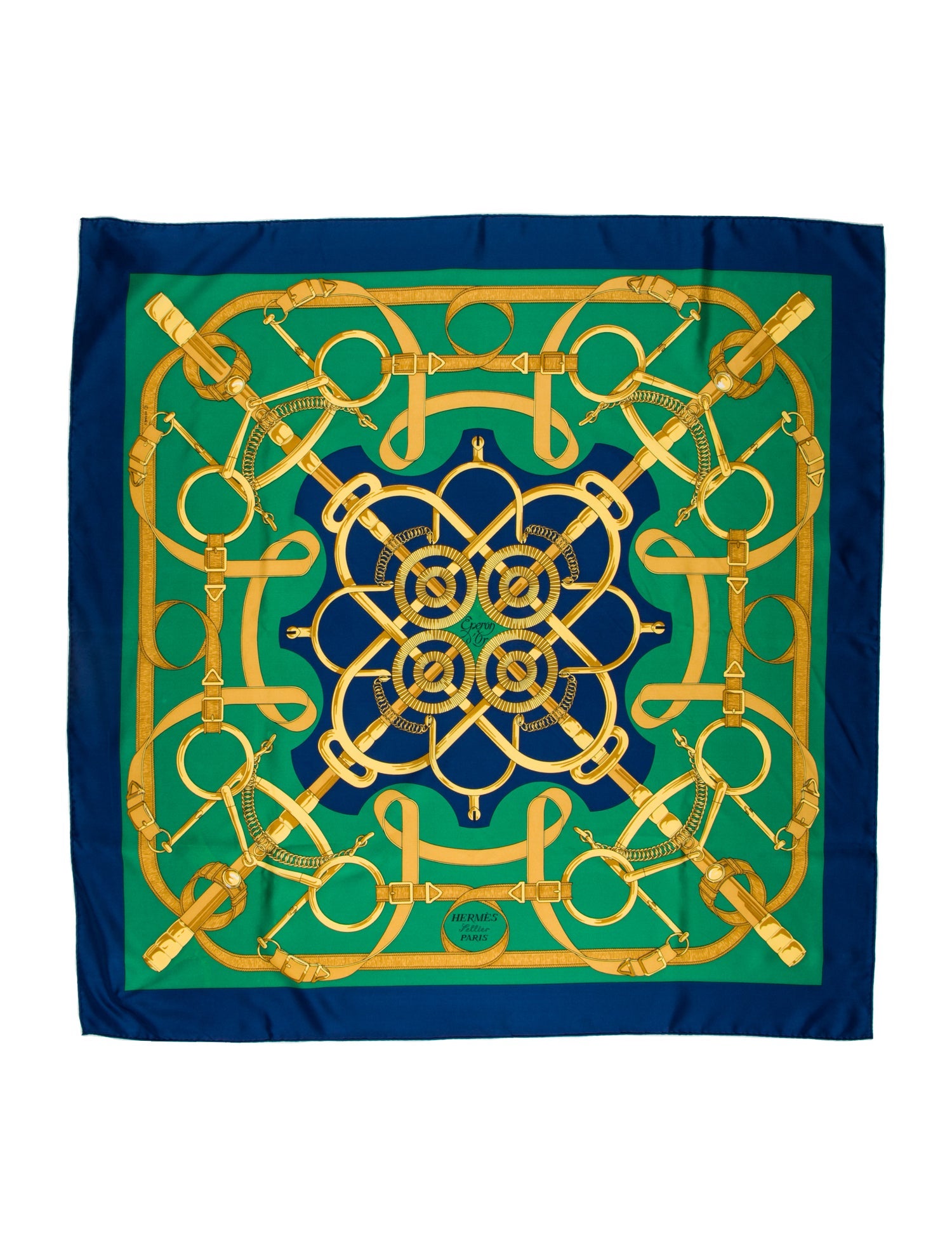 Hermès Eperon D'Or Silk Scarf