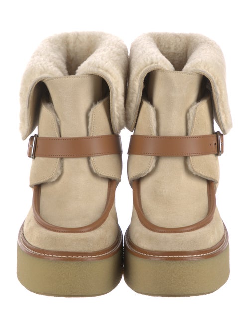 Hermès Hemisphere Suede Snow Boots