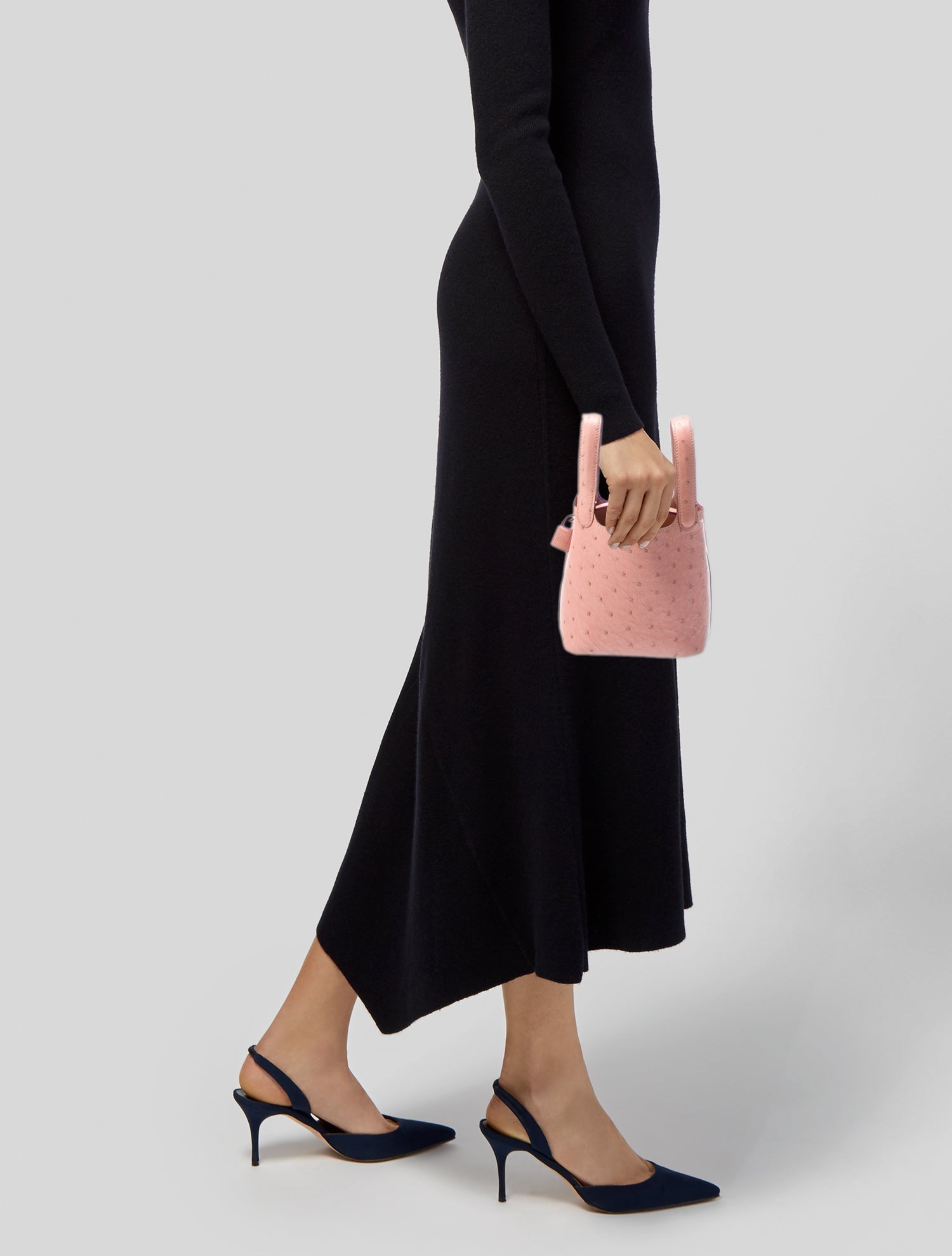 Hermès Ostrich Micro Verso Picotin Lock