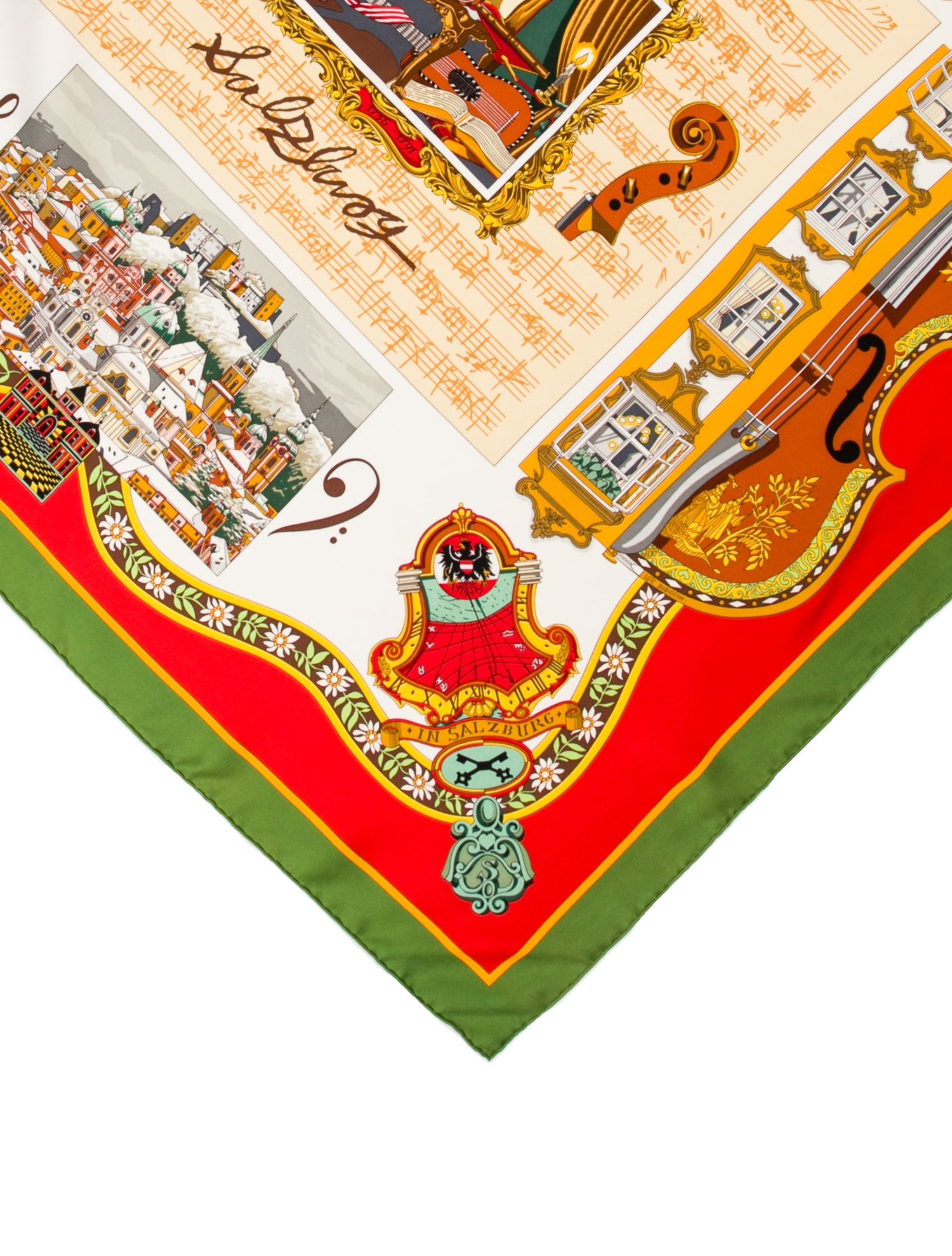 Hermès Salzburg Silk Scarf