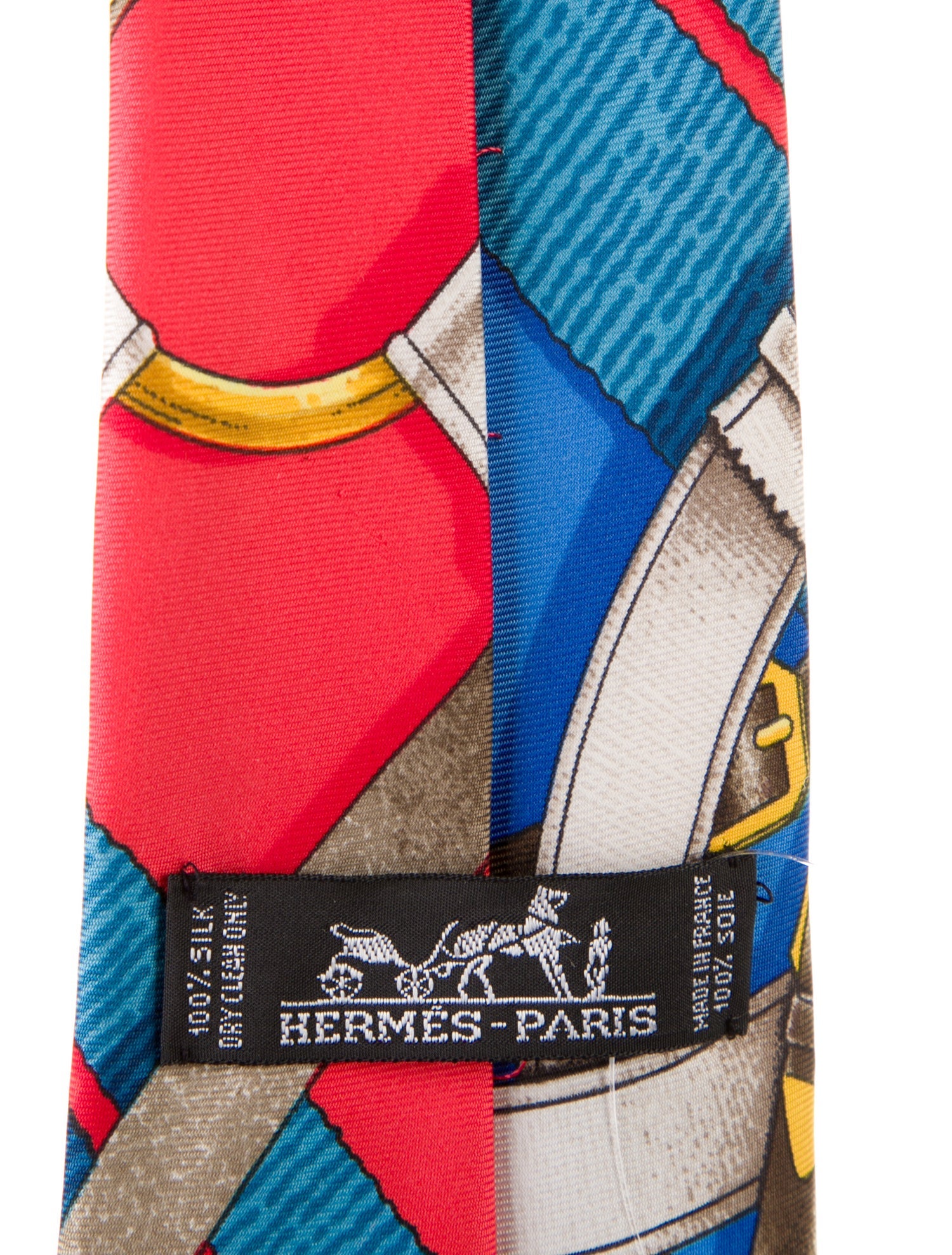 Hermès Silk Patterned Tie