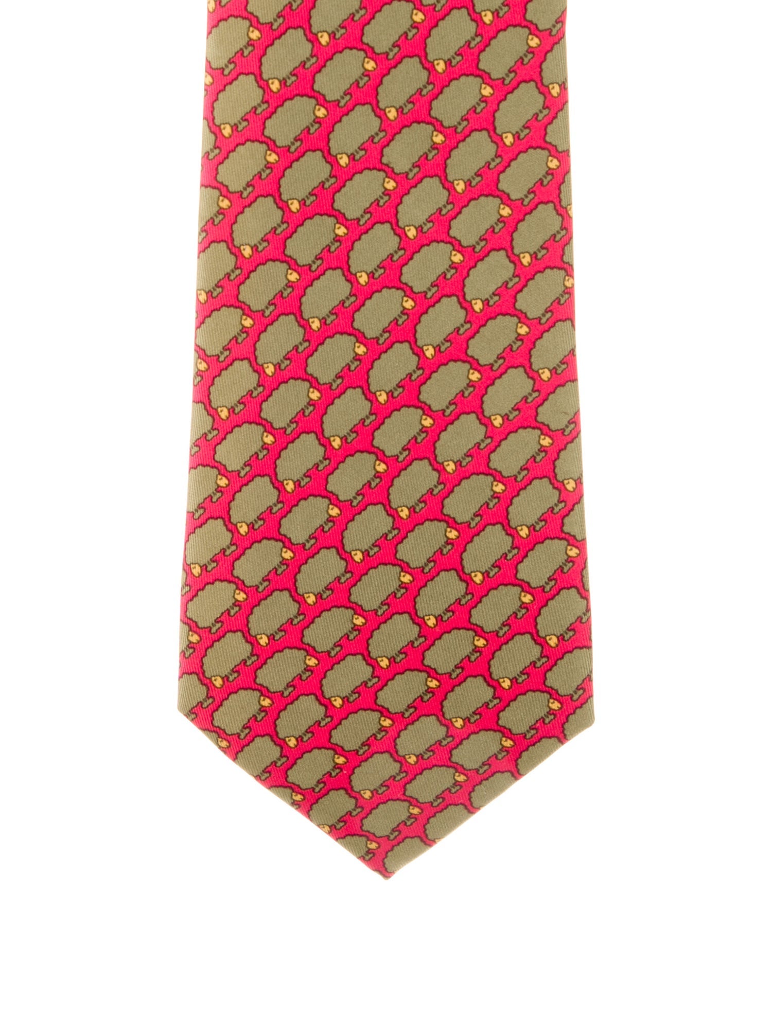 Hermès Silk Pattern Tie