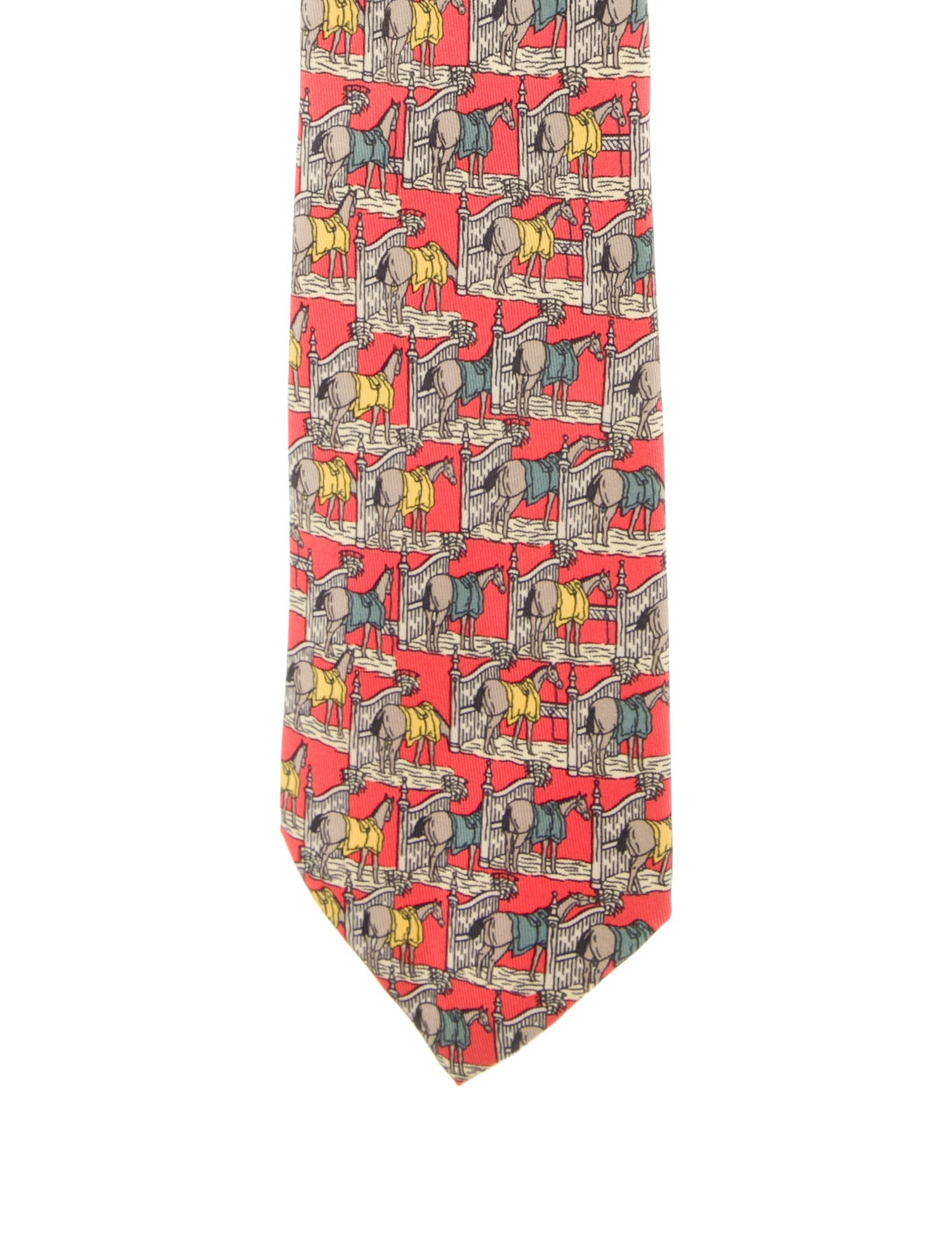 Hermès Silk Pattern Tie
