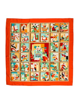 Hermès Les Petits Metiers de Paris Silk Scarf