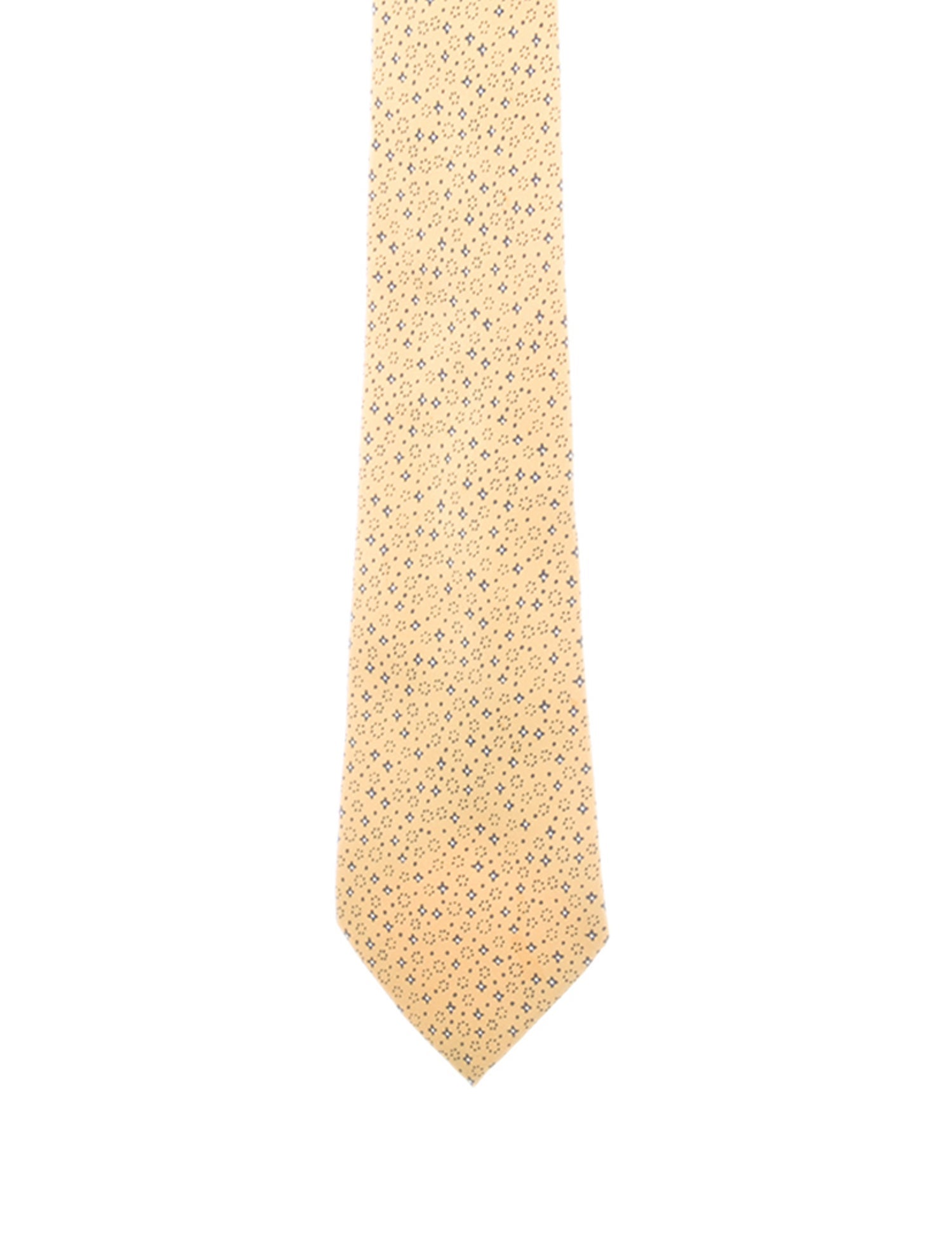 Hermès silk patterned tie