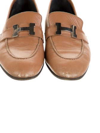 Hermès Leather Loafers