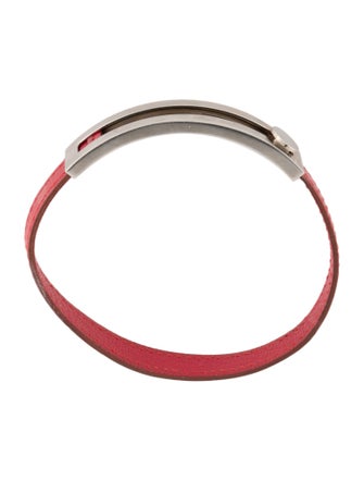 Hermès Leather Pousse Pousse Bracelet