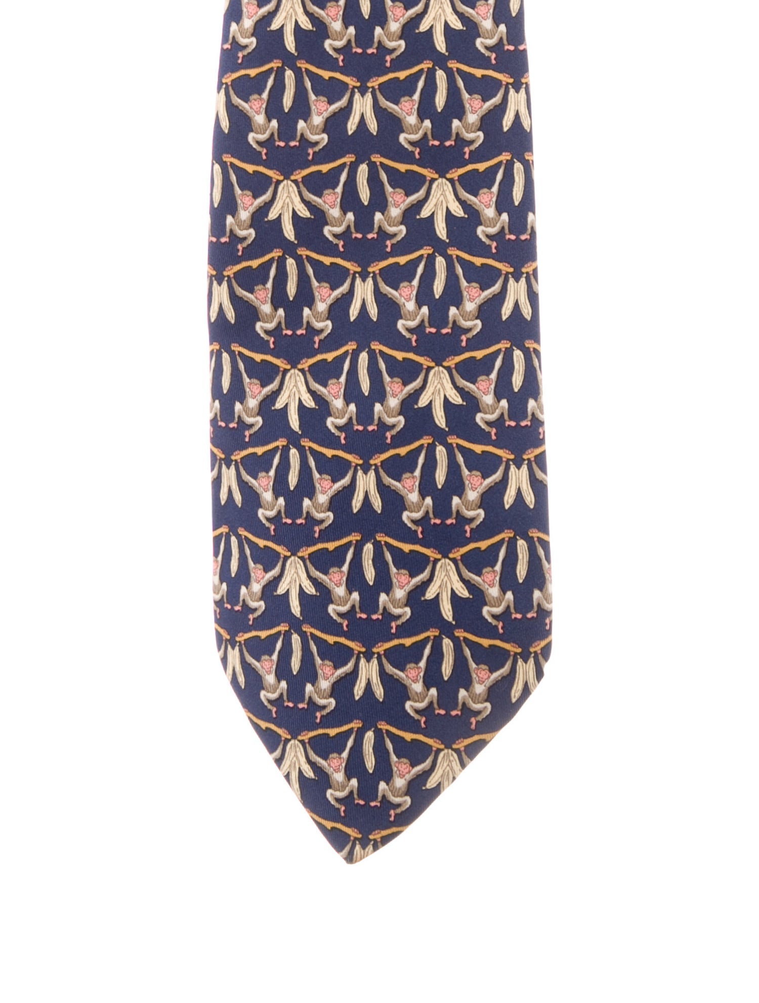 Hermès Silk Pattern Tie
