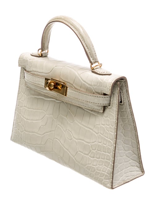 Hermès Matte Alligator Mini Kelly II Sellier 20