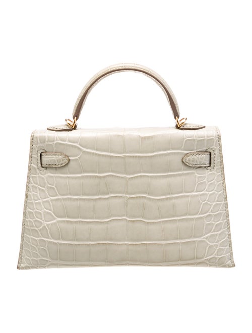 Hermès Matte Alligator Mini Kelly II Sellier 20