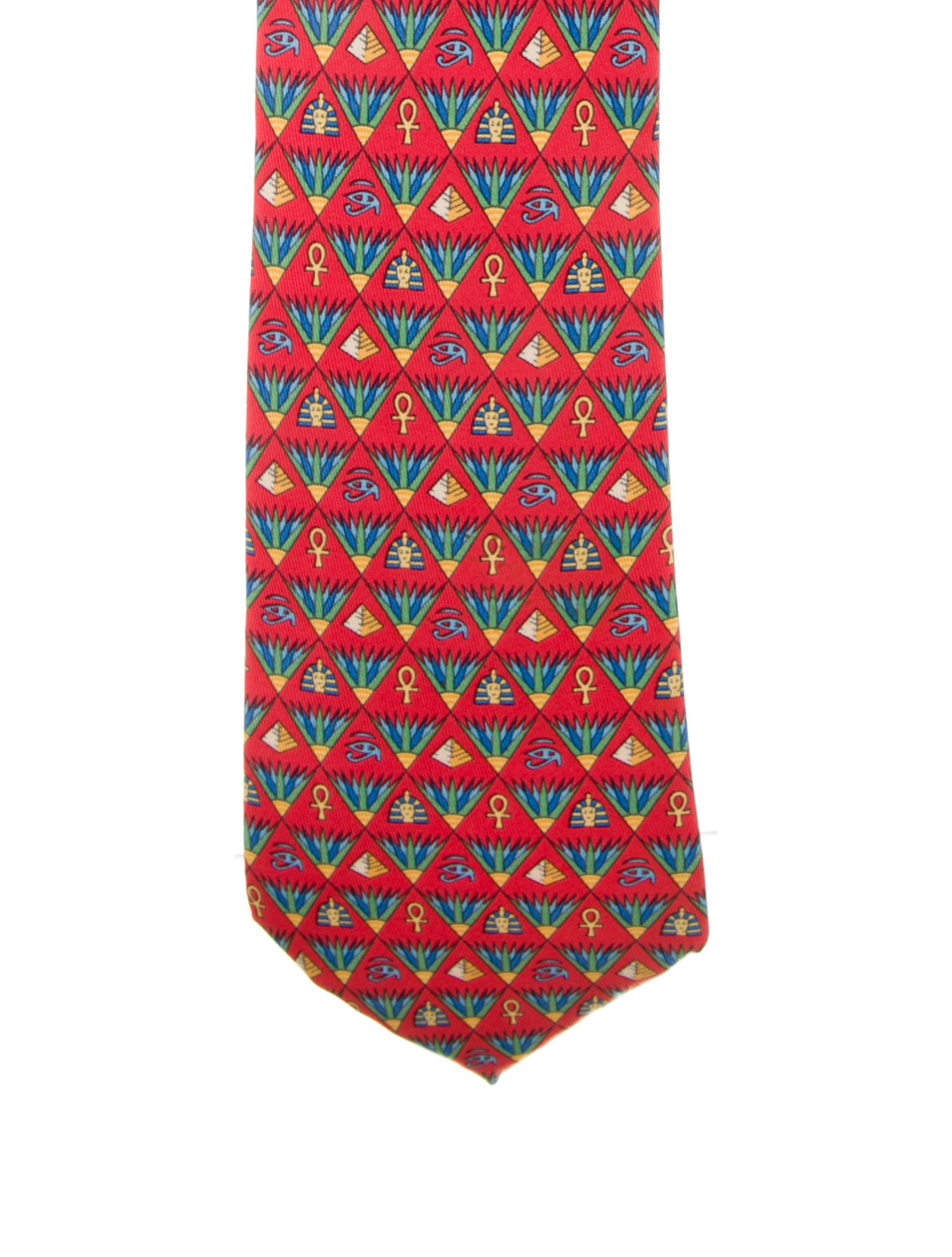 Hermès Silk Patterned Tie