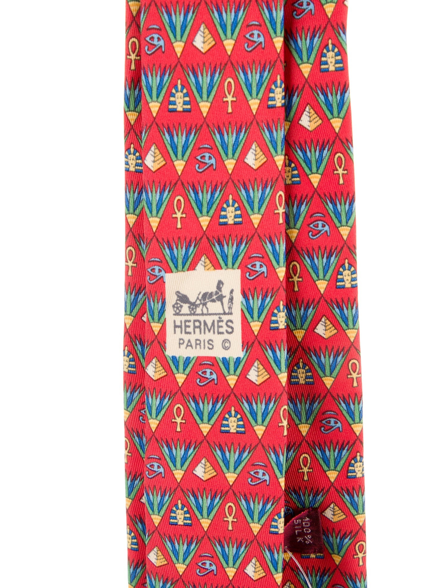 Hermès Silk Patterned Tie