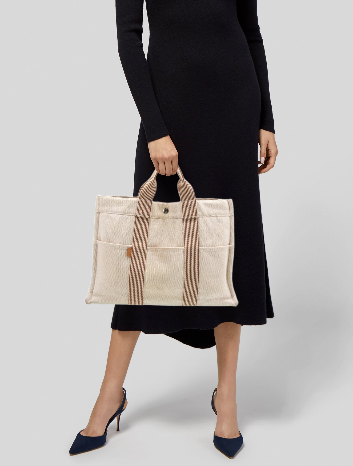 Hermès Toile Fourre-Tout MM