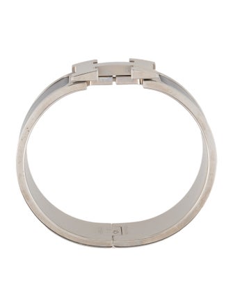 Hermès Clic Clac H Enamel Bangle Bracelet