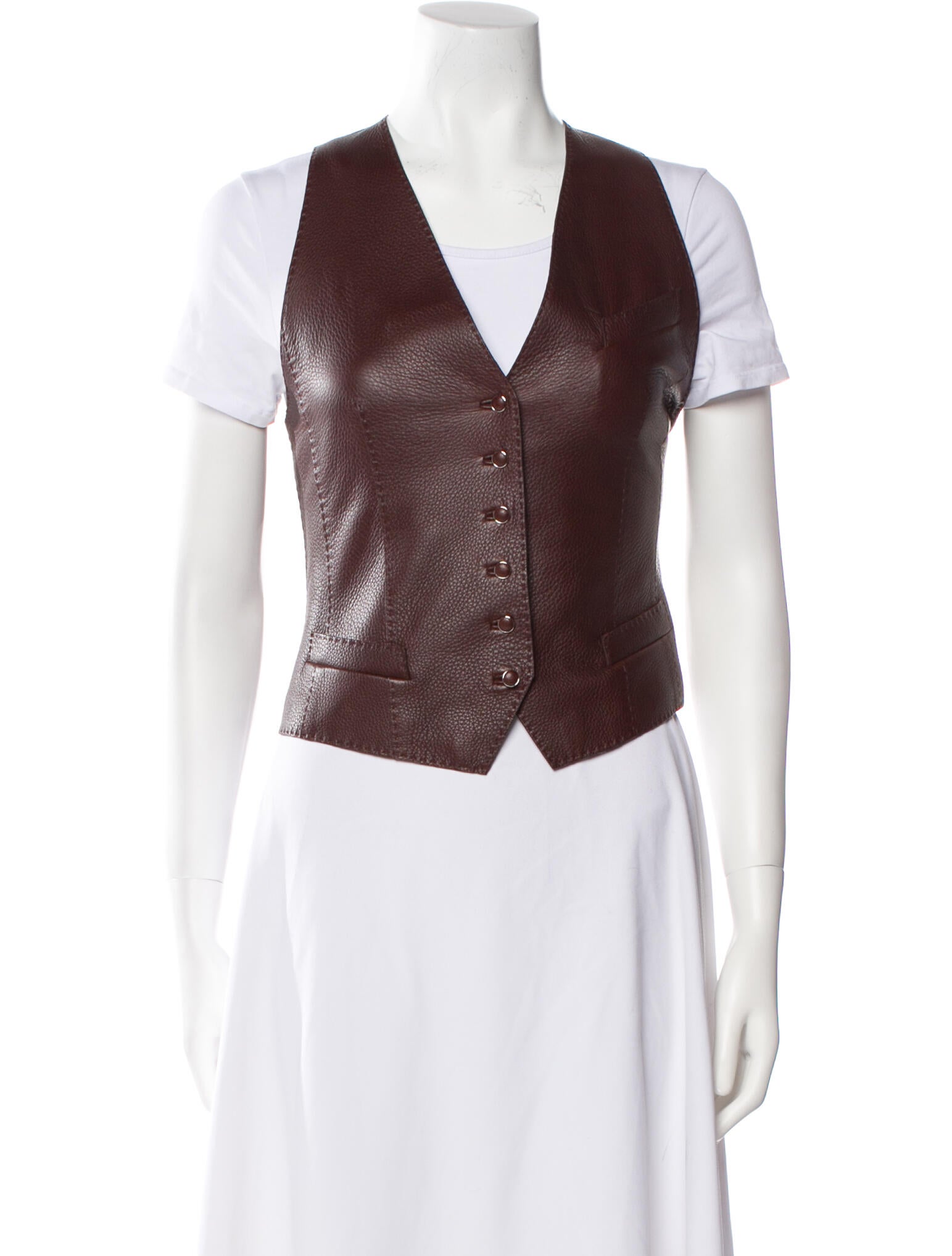 Hermès Leather Vest