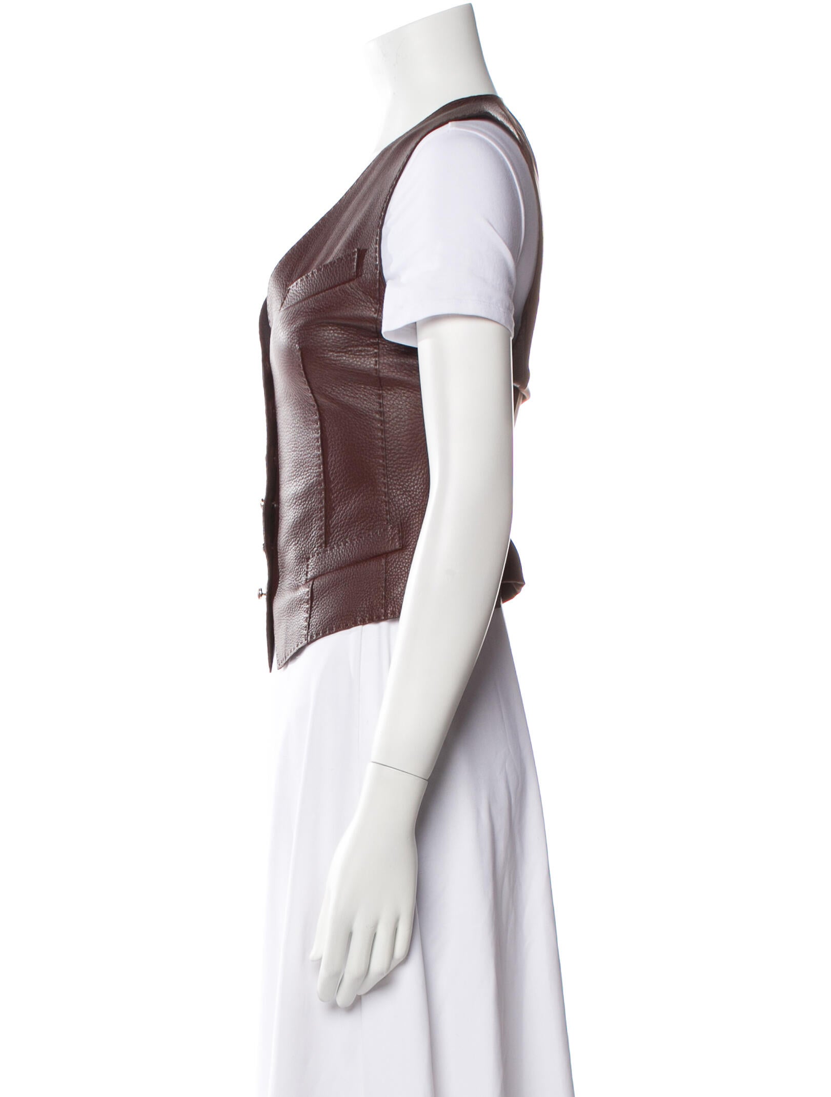 Hermès Leather Vest