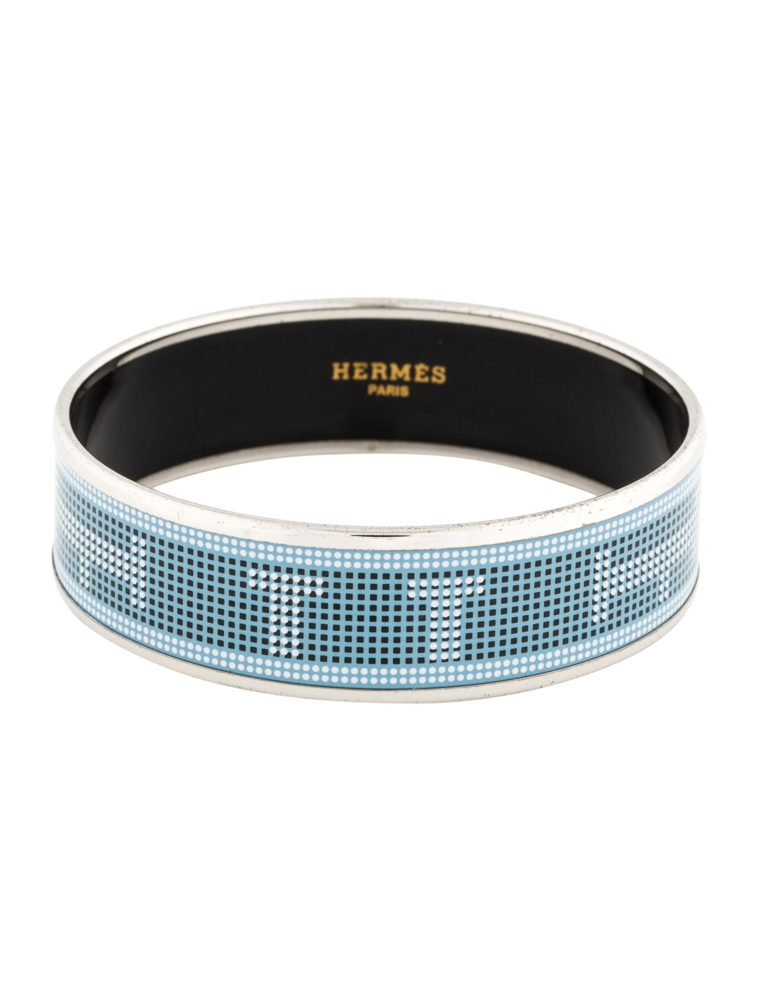 Hermès Enamel Wide Bangle