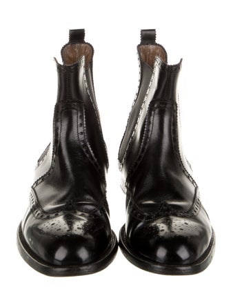 Hermès Brighton Brogue Leather Chelsea Boots
