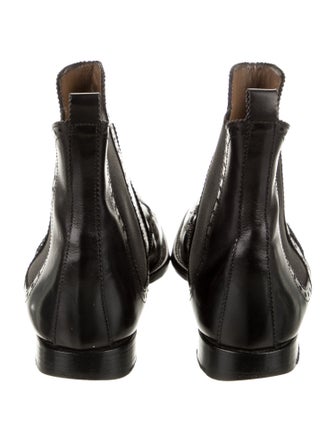 Hermès Brighton Brogue Leather Chelsea Boots