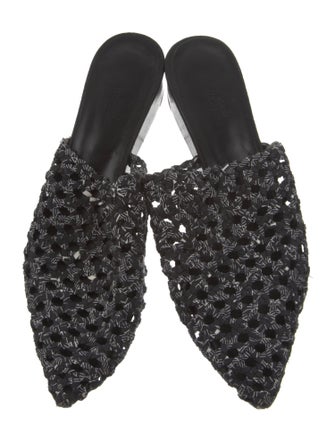 Hermès Toscane Tressee Astrologie Silk Mules
