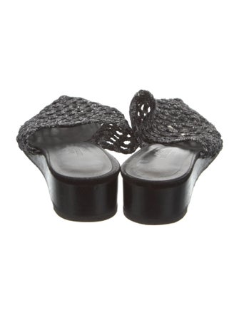 Hermès Toscane Tressee Astrologie Silk Mules
