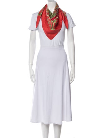 Hermès Orgauphone et Autres Mecaniques Silk Scarf