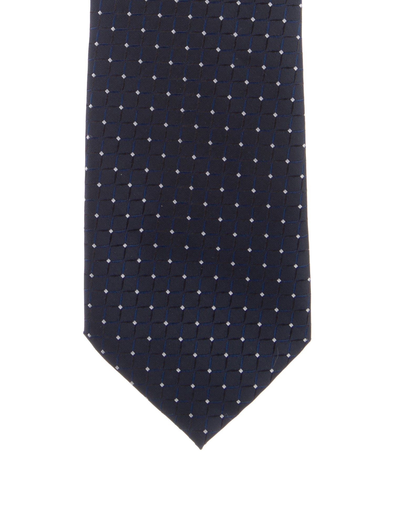 Hermès silk patterned tie