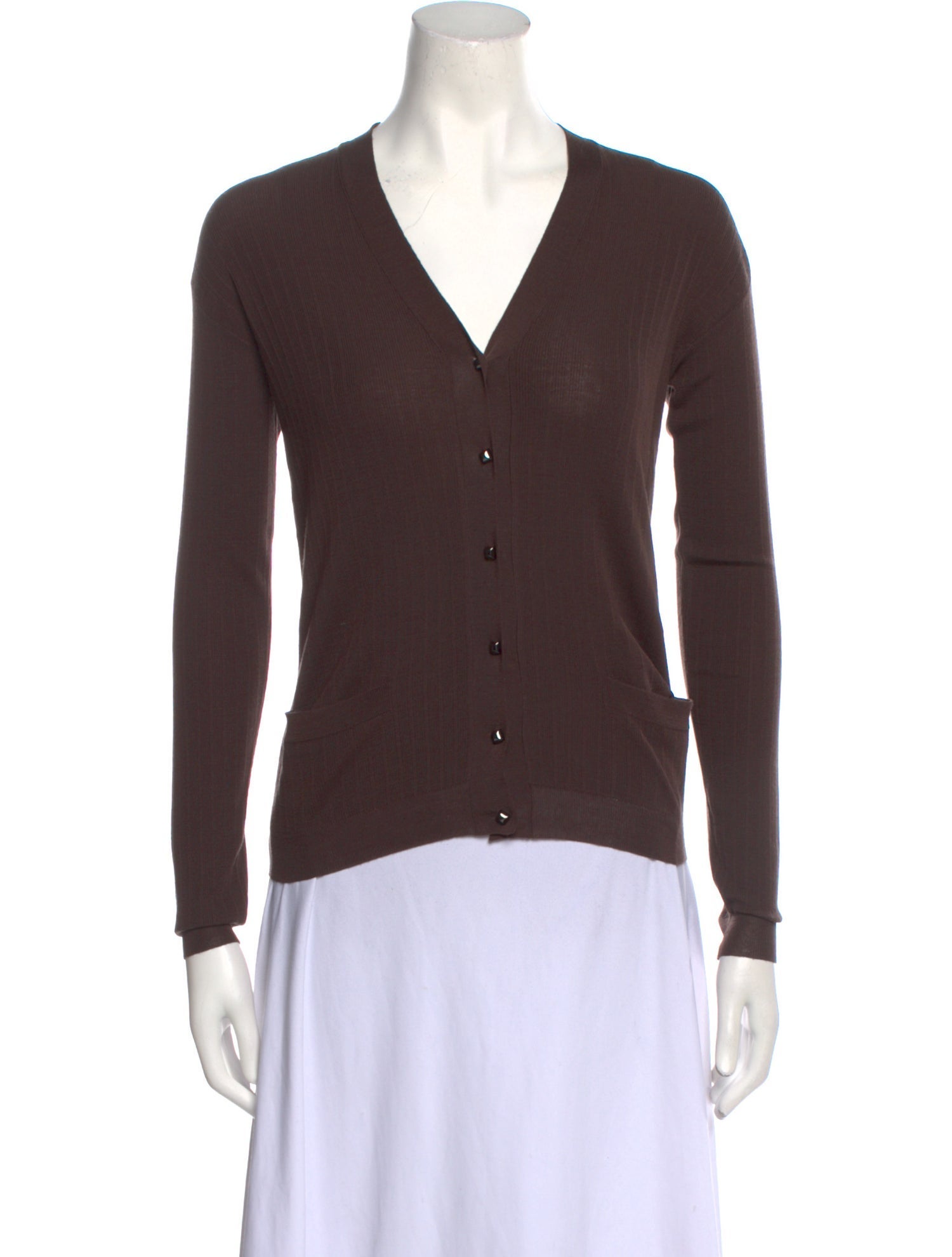 Hermès Virgin Wool V-Neck Sweater