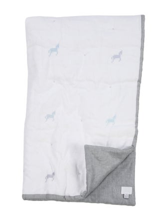 Hermès Cheval Pixel Baby Blanket