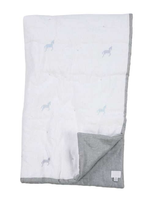 Hermès Cheval Pixel Baby Blanket