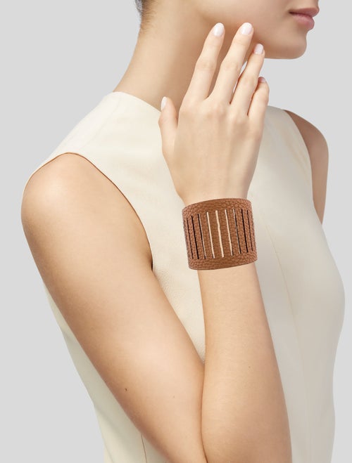 Hermès Petit H Reversible Leather Wrap Bracelet