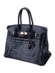 Hermès Shiny Porosus Crocodile Birkin 35