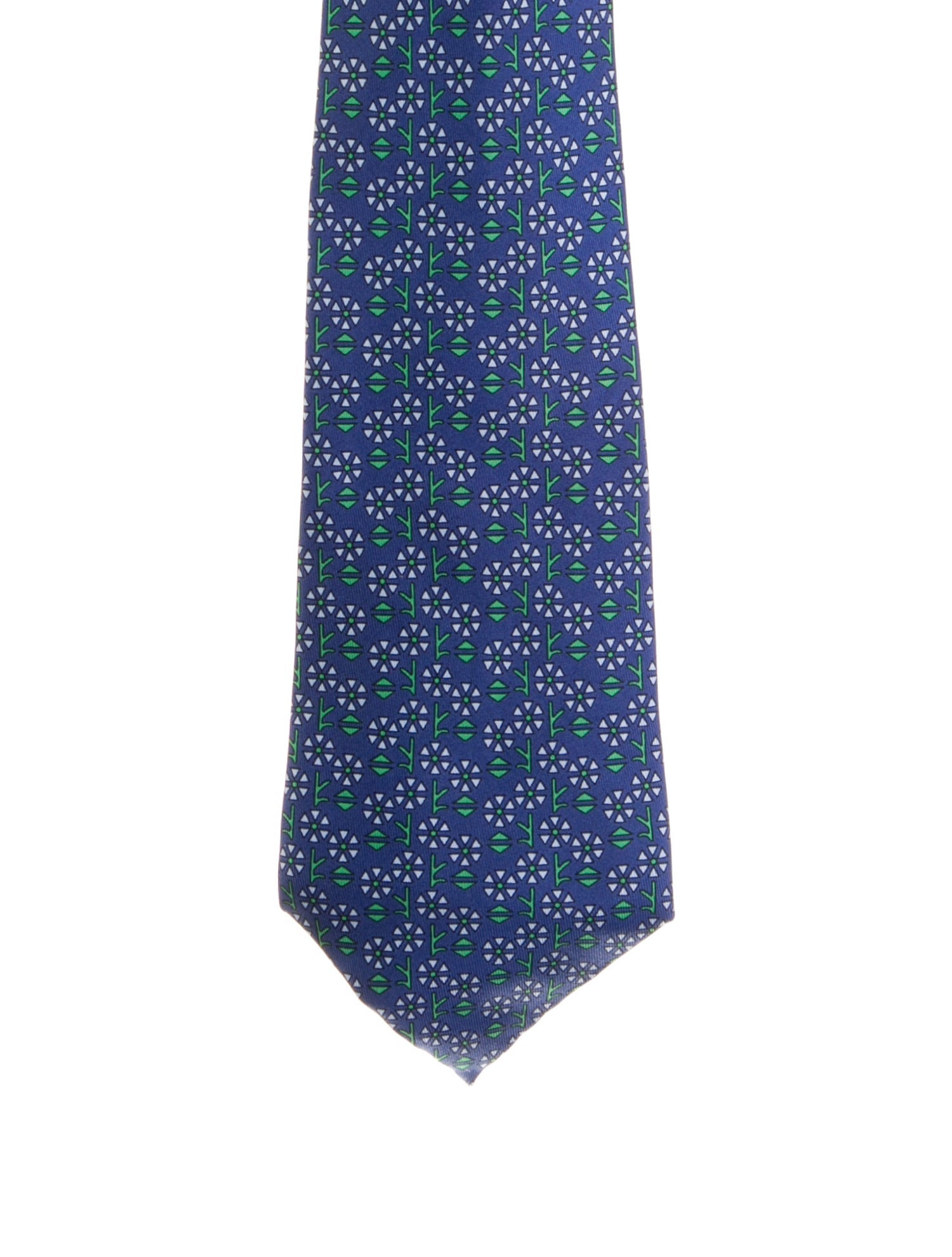 Hermès Silk Patterned Tie
