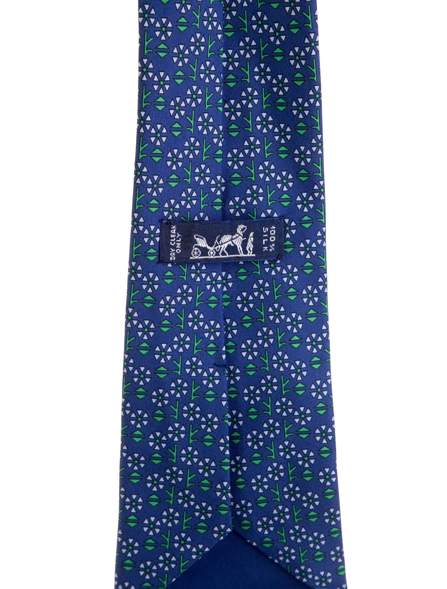 Hermès Silk Patterned Tie