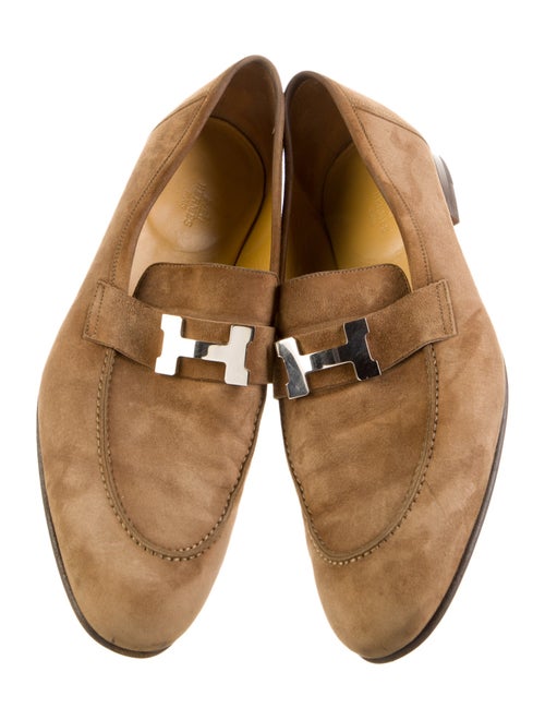 Hermès Suede Loafers