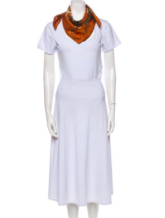 Hermès Kelly en Caleche Silk Scarf