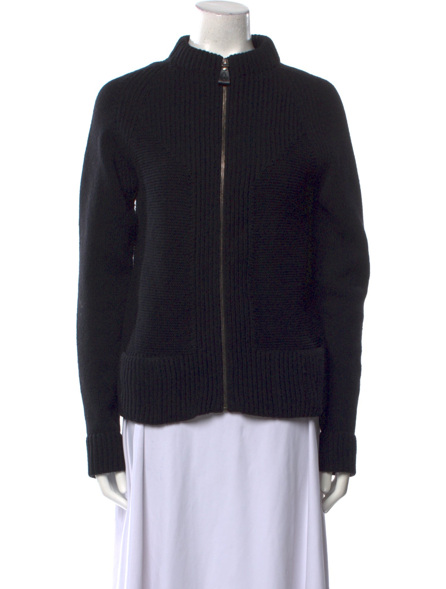 Hermès Virgin Wool Mock Neck Sweater