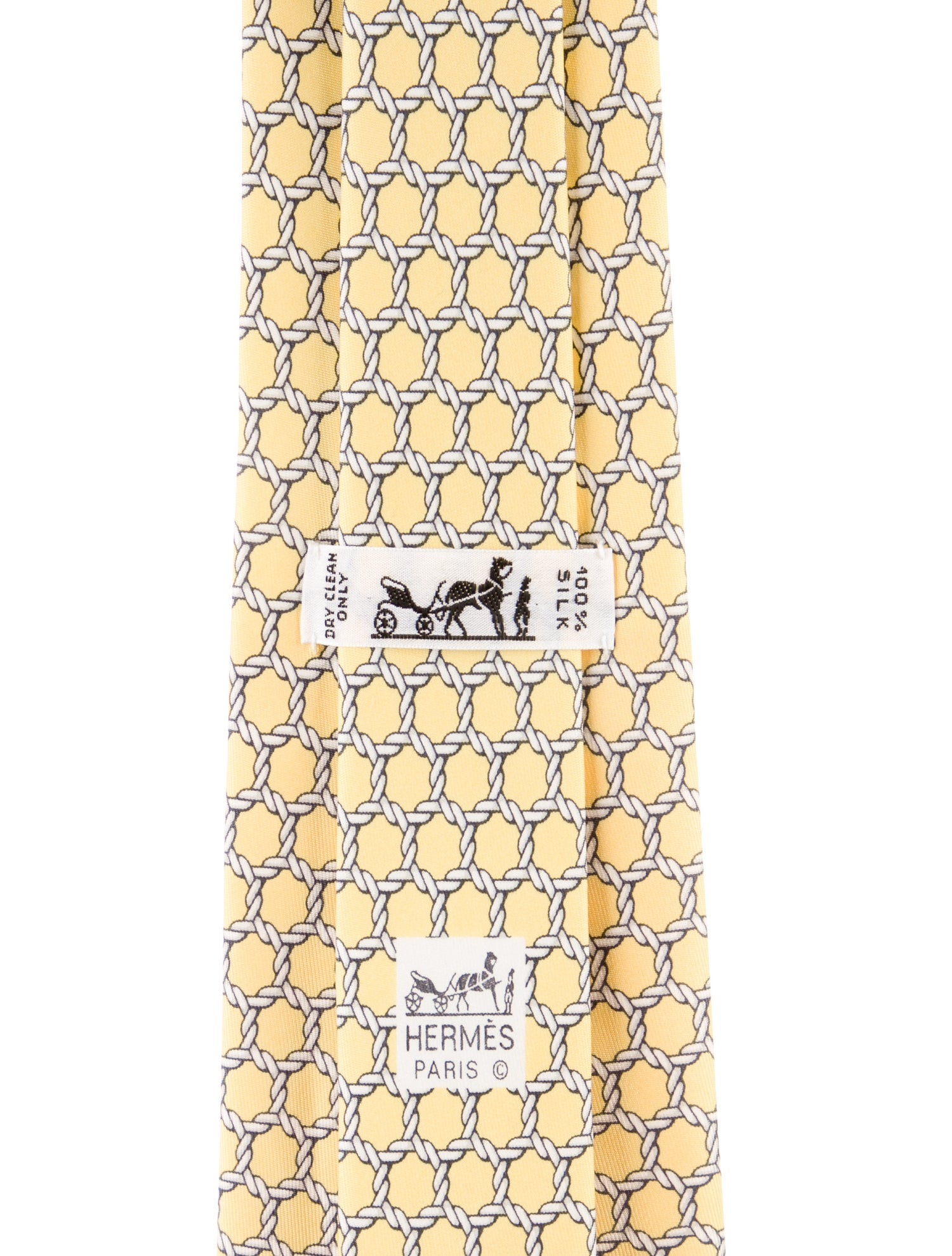 Hermès Silk Pattern Tie