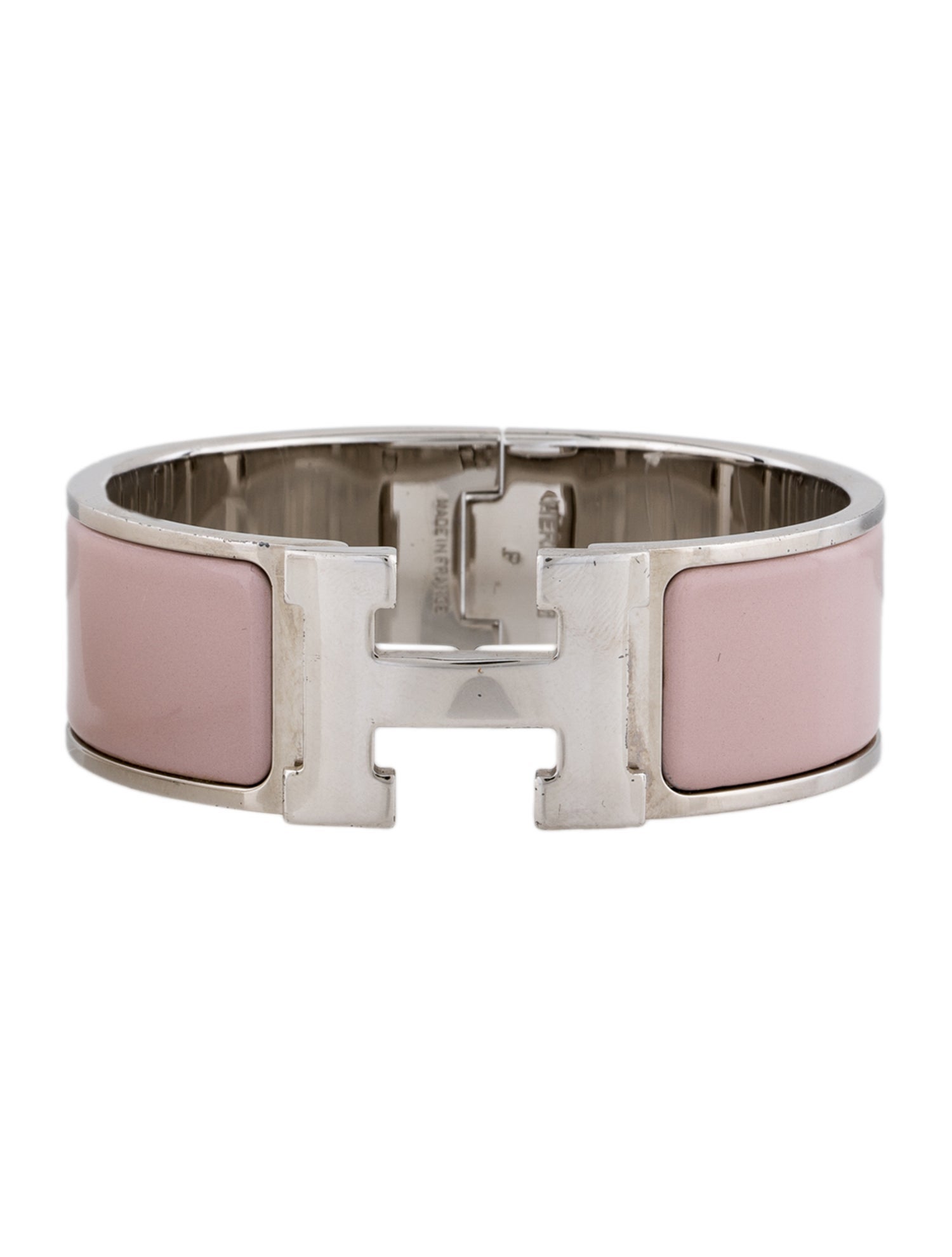Hermès Enamel Clic Clac H Bangle Bracelet