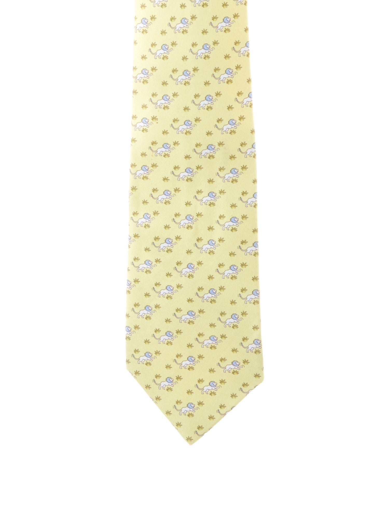 Hermès Silk Pattern Tie